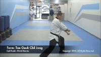 thumbnail of Tae Geuk Chil Jang demonstration video